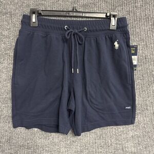 Polo Ralph Lauren PKP6SR Lightweight Stretch Mesh 6" Sleep Short Pockets Navy SM